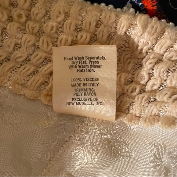 Sz L Ivory mixed media long bohemian coat - Picture 3 of 16